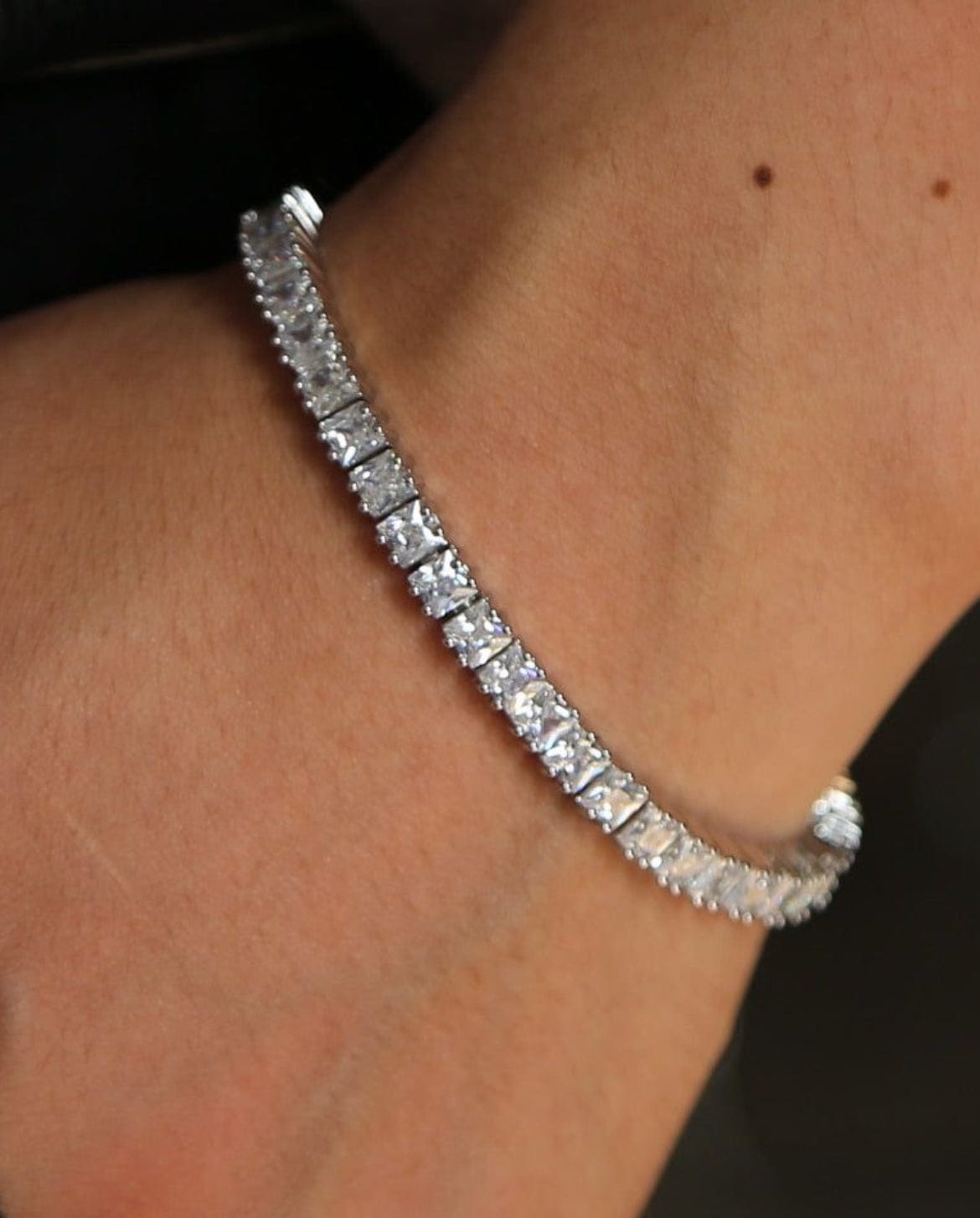 Bracelet VVS Moissanite Tennis Bracelet - White Gold