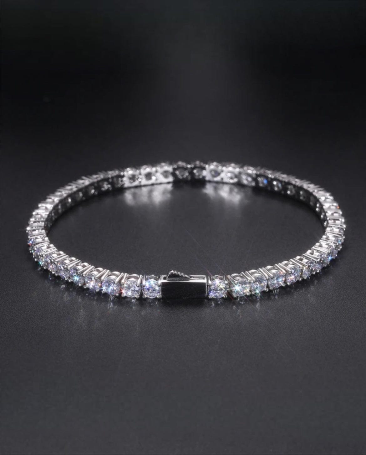 Bracelet VVS Moissanite Tennis Bracelet - White Gold