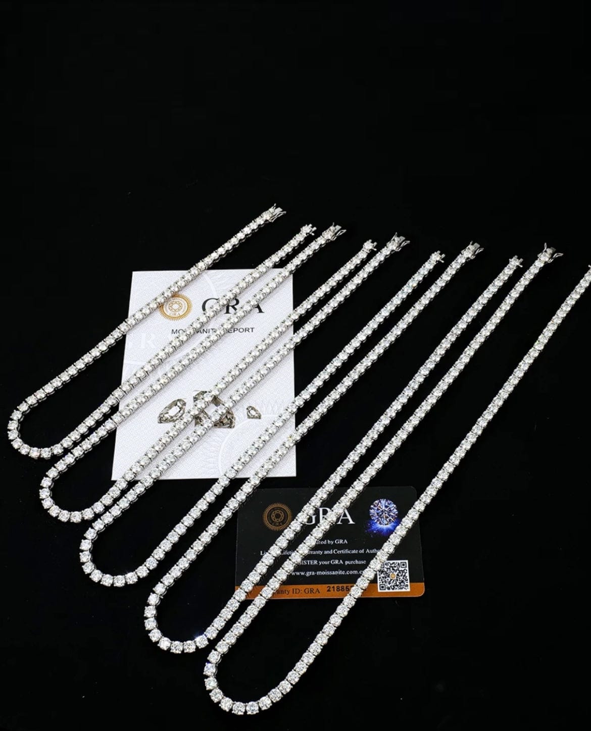 Chain VVS Moissanite Tennis Chain - White Gold