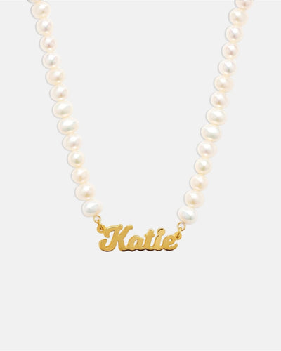 Pendant The Pearl Custom Nameplate Necklace